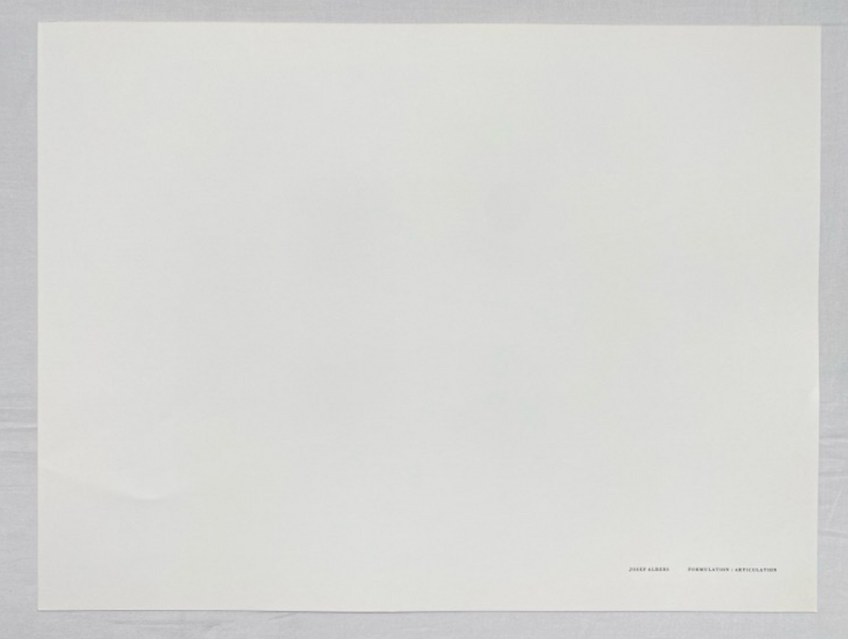Josef Albers, Untitled, Formulation Articulation Ⅱ, 1972-Smolensky Gallery