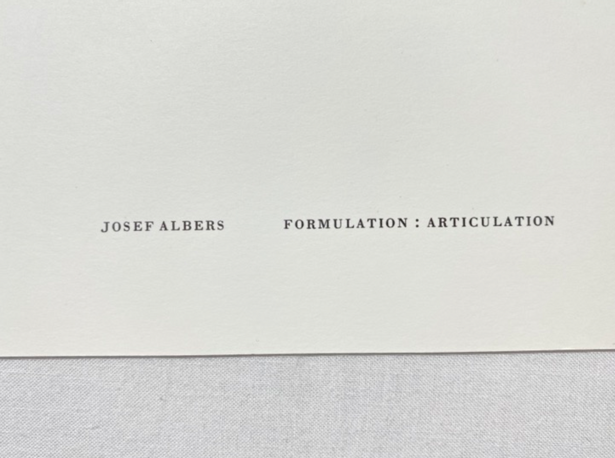 Josef Albers, Untitled, Formulation Articulation Ⅱ, 1972-Smolensky Gallery