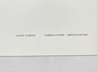 Josef Albers, Untitled, Formulation Articulation Ⅱ, 1972-Smolensky Gallery