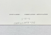 Josef Albers, Untitled, Formulation Articulation I, 1972-Smolensky Gallery