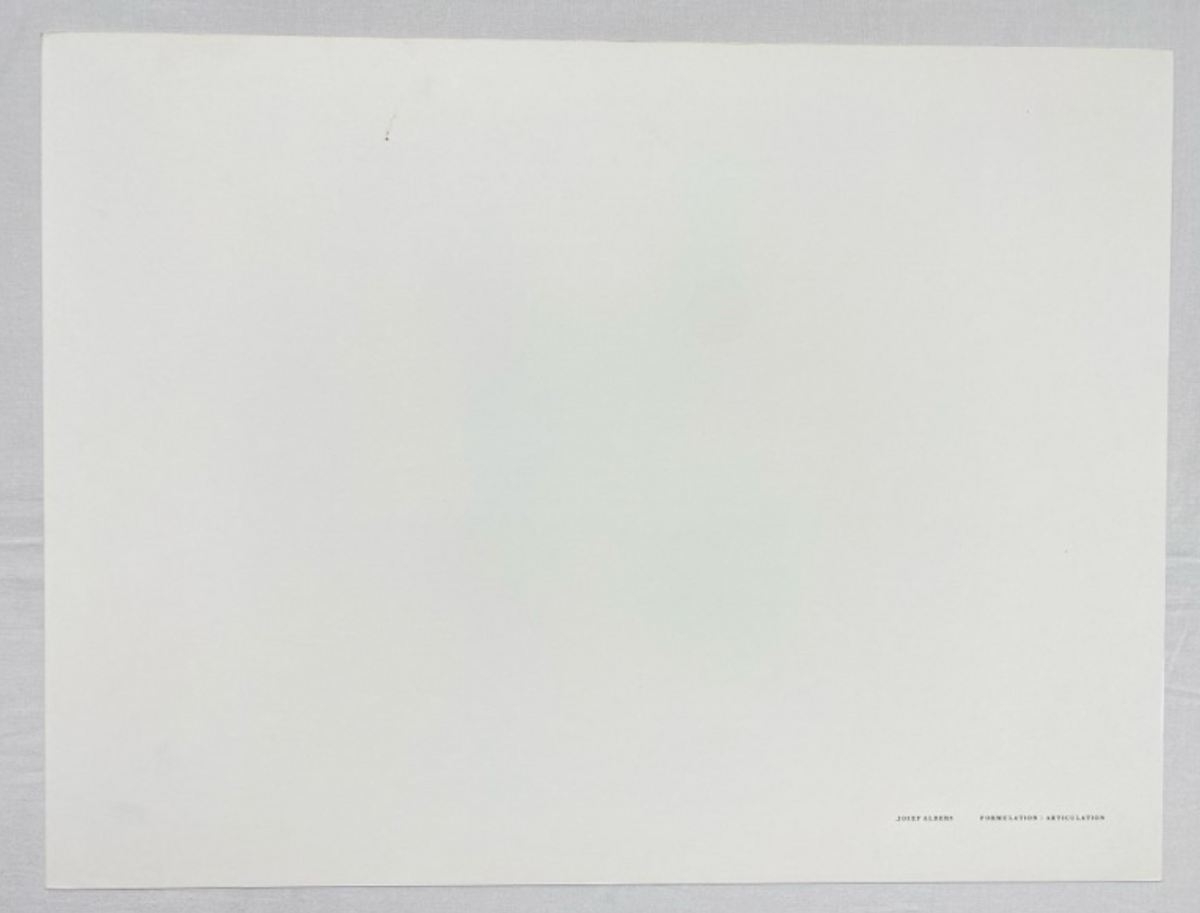 Josef Albers, Untitled, Formulation Articulation I, 1972-Smolensky Gallery