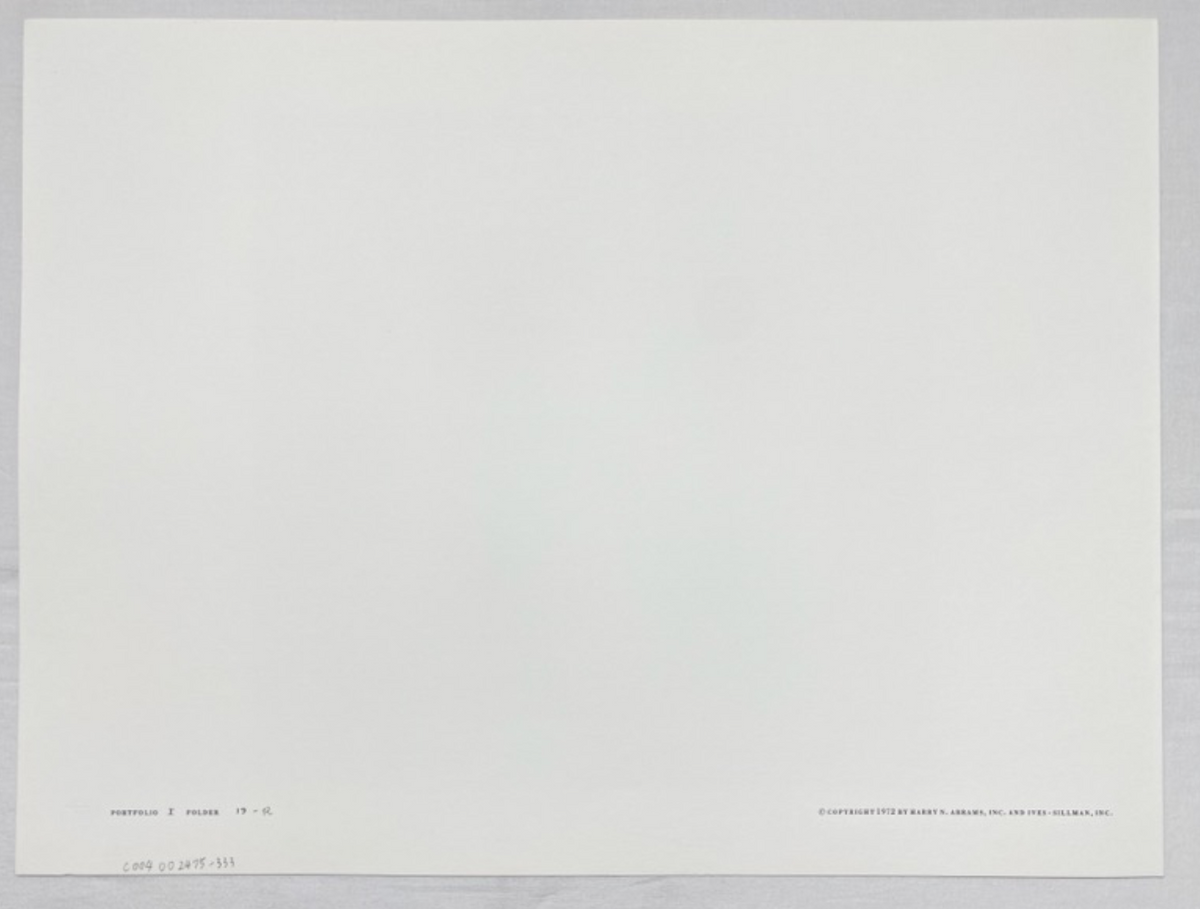 Josef Albers, Untitled, Formulation Articulation I, 1972