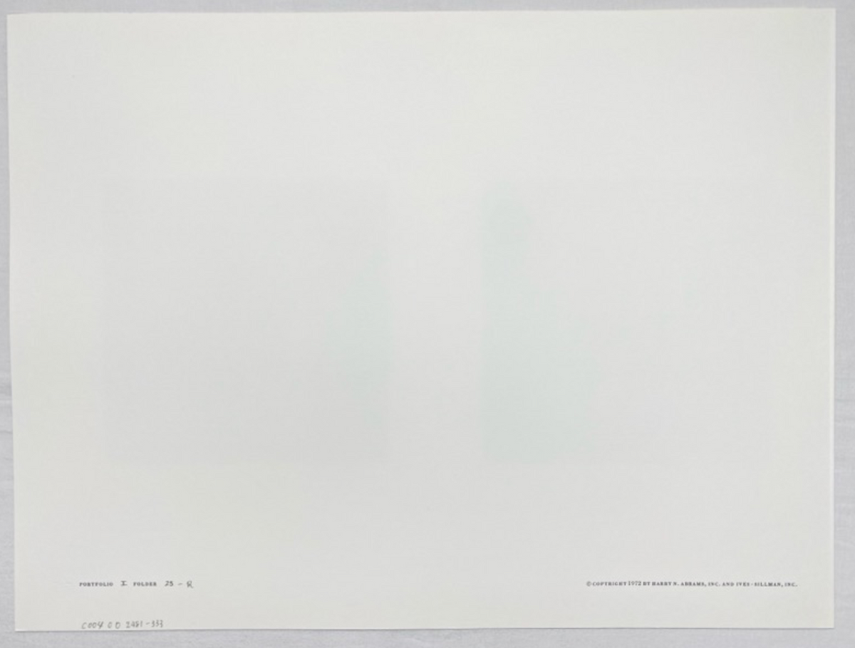 Josef Albers, Untitled, Formulation Articulation I, 1972