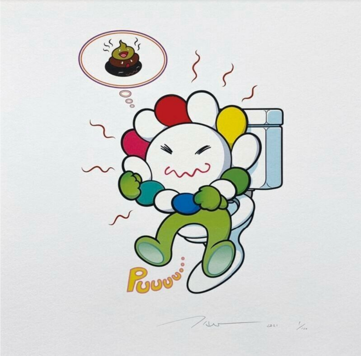 Takashi Murakami - Puuuu, 2021