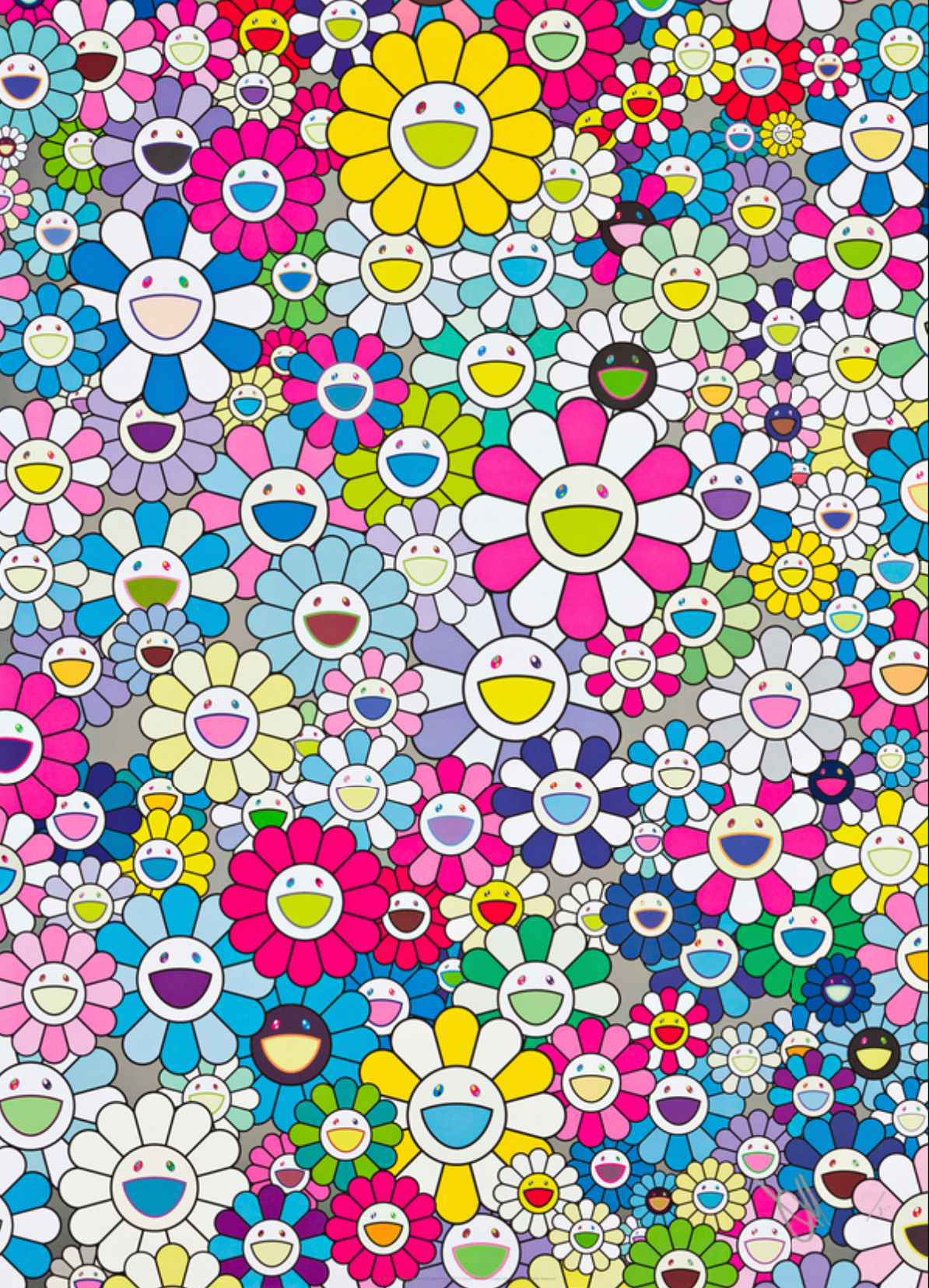 Takashi Murakami, I Look Back and There, My Beautiful Memories, 2018