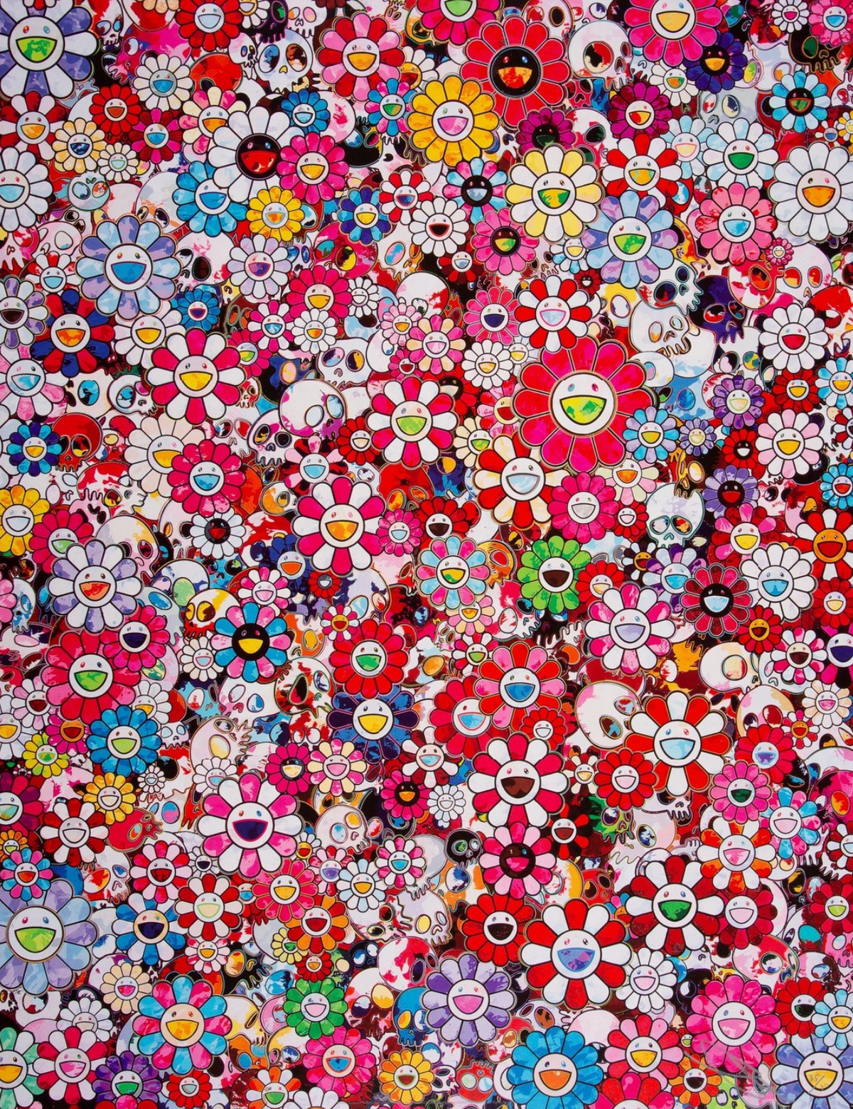 Takashi Murakami, Circus: Embrace Peace and Darkness within Thy Heart, 2020
