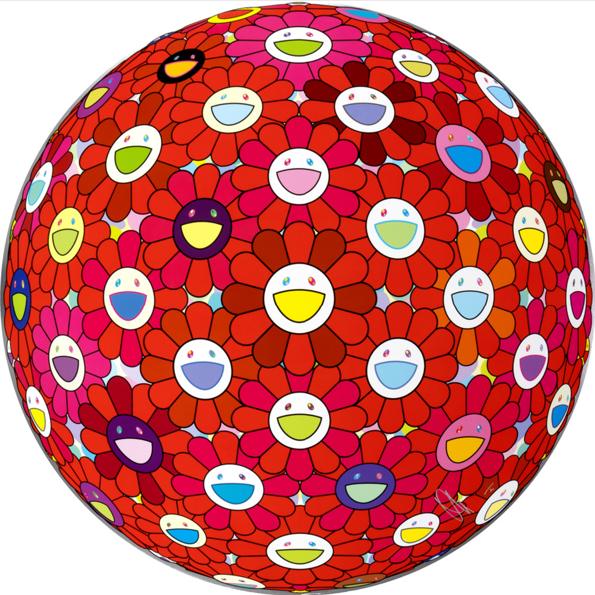 Takashi Murakami, Fireball, 2022