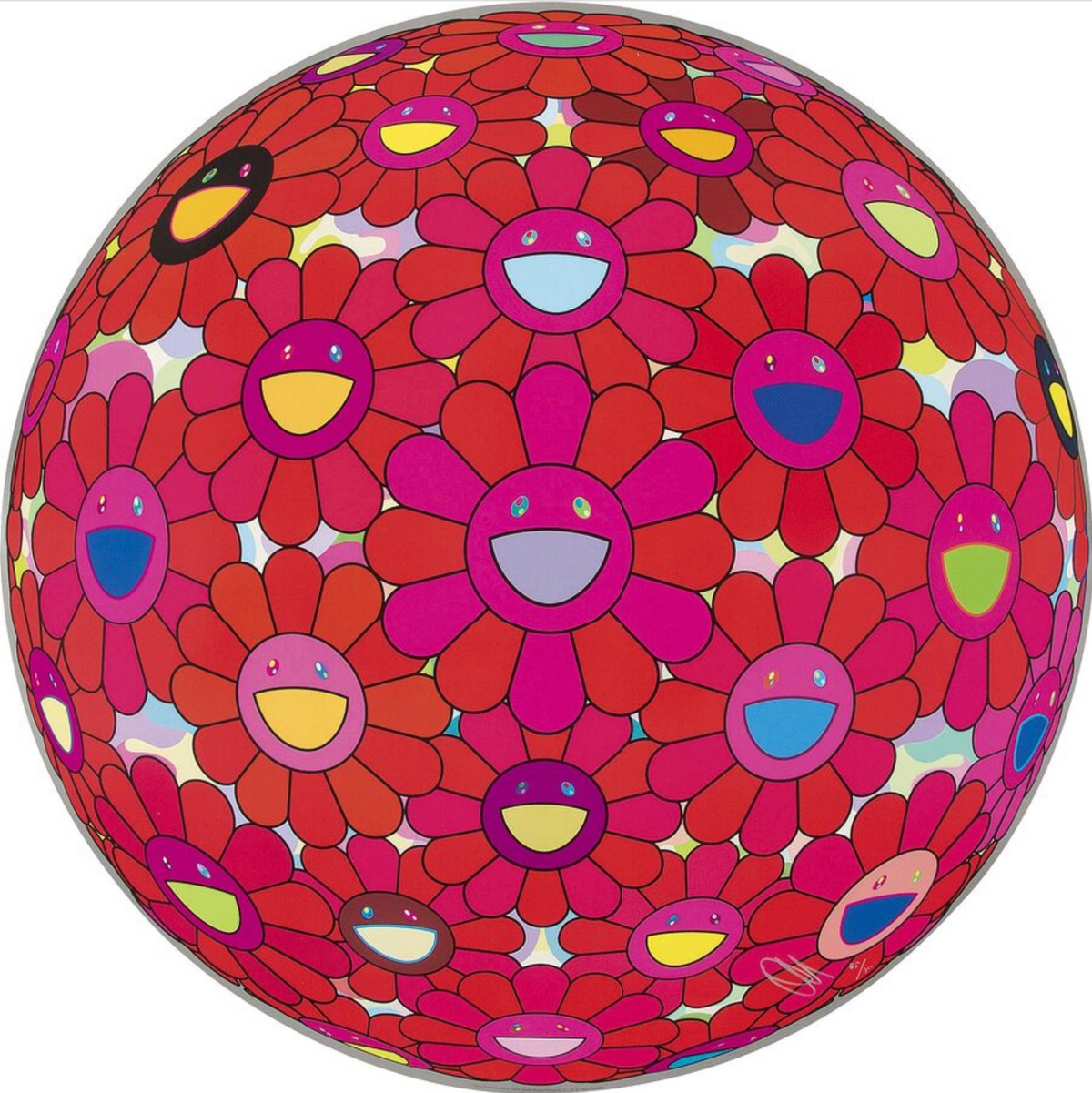 Takashi Murakami, Let us devote our hearts, 2022