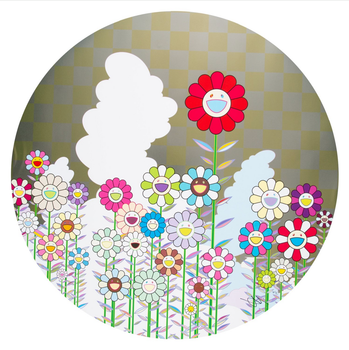 Takashi Murakami, A Memory of Him and Her on a Summer Day, 2018