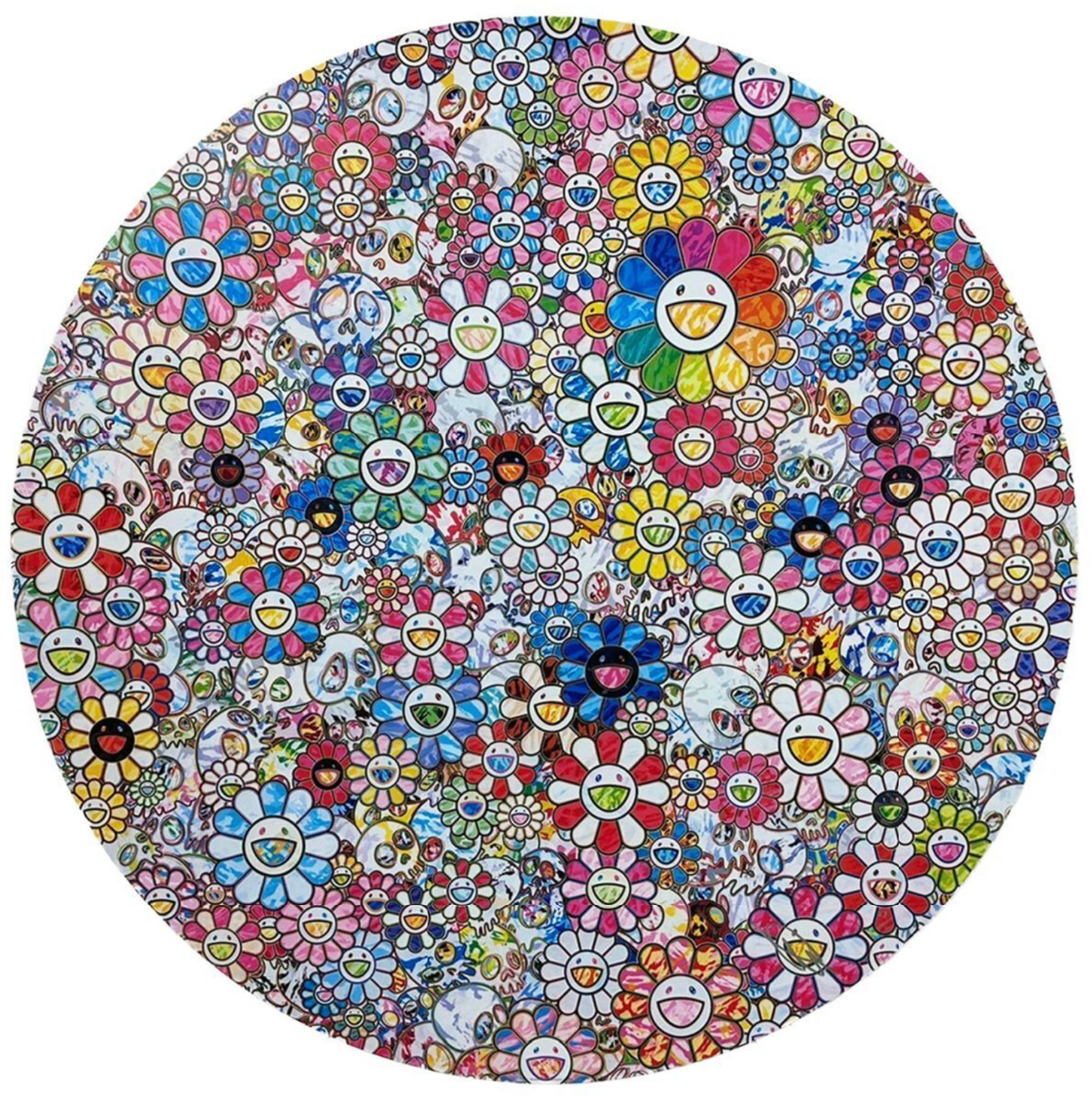 Takashi Murakami, Paradise in a Flower Field, 2023