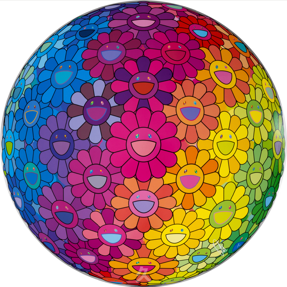 Takashi Murakami, Inside the Rainbow's Heart, 2022