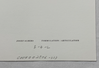 Josef Albers, Untitled, Formulation Articulation II, 1972