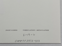Josef Albers, Untitled, Formulation Articulation II, 1972