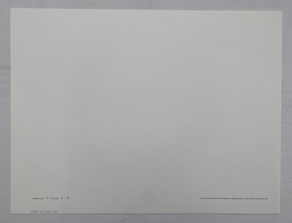 Josef Albers, Untitled, Formulation Articulation II, 1972