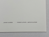 Josef Albers, Untitled, Formulation Articulation II, 1972