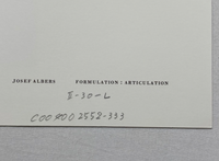 Josef Albers, Untitled, Formulation Articulation II, 1972