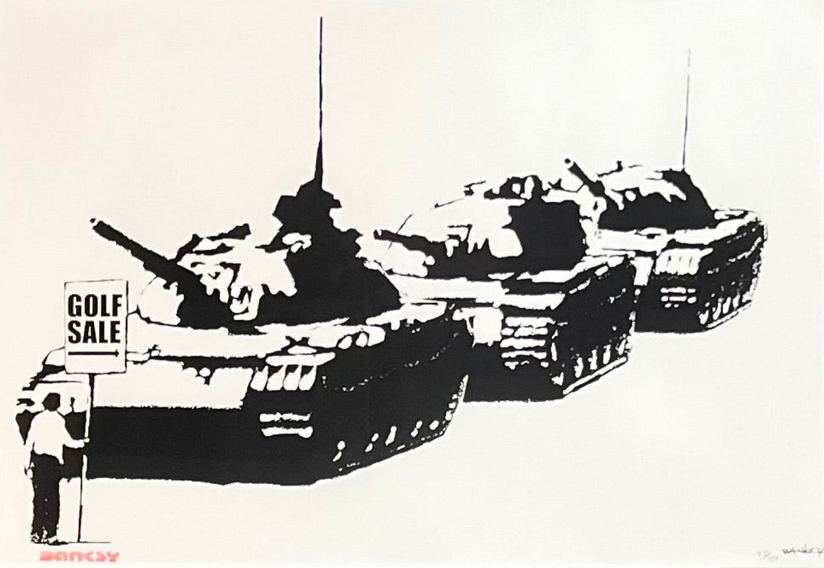 Banksy, Golf Sale, 2003