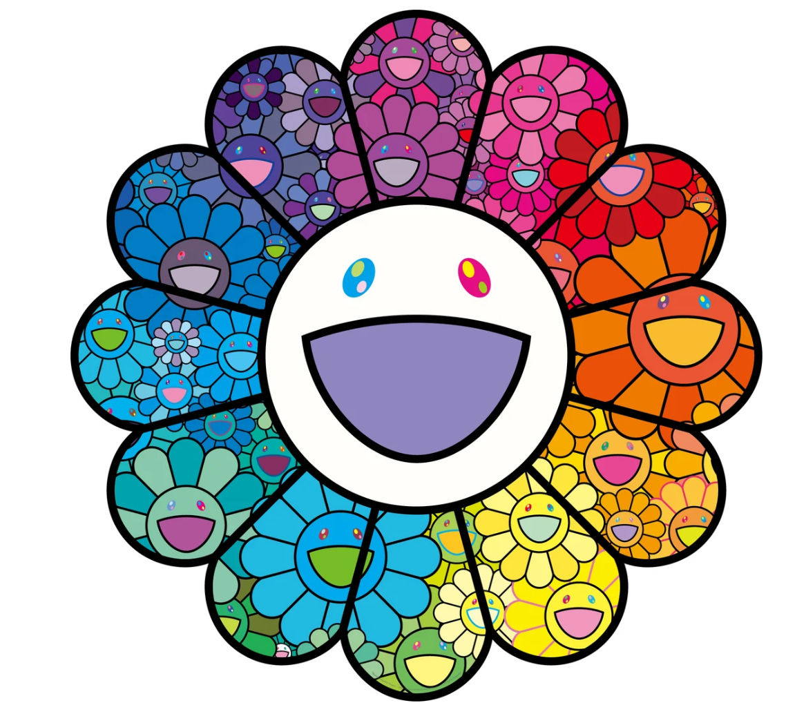 Takashi Murakami, Sparkle, Superflat Flowers, 2026