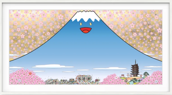 Takashi Murakami, Mount Fuji as seen from Sagamiura, 2026