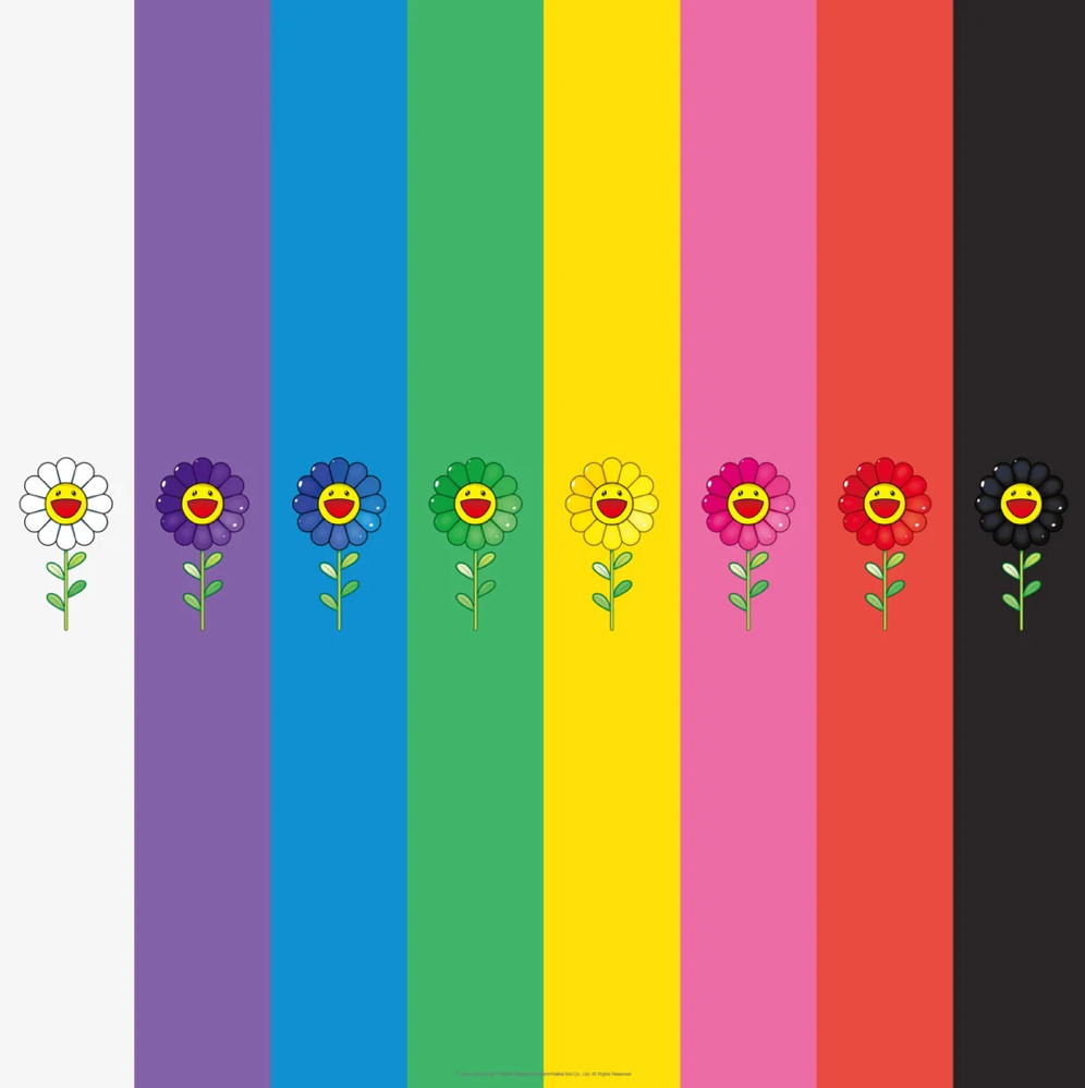 Takashi Murakami Flower color chart, 2026