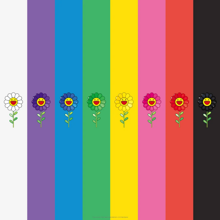 Takashi Murakami Flower color chart, 2026