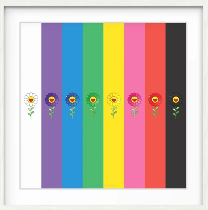 Takashi Murakami Flower color chart, 2026