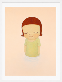 Yoshitomo Nara, In the Milky Lake / Thinking One, Postcard