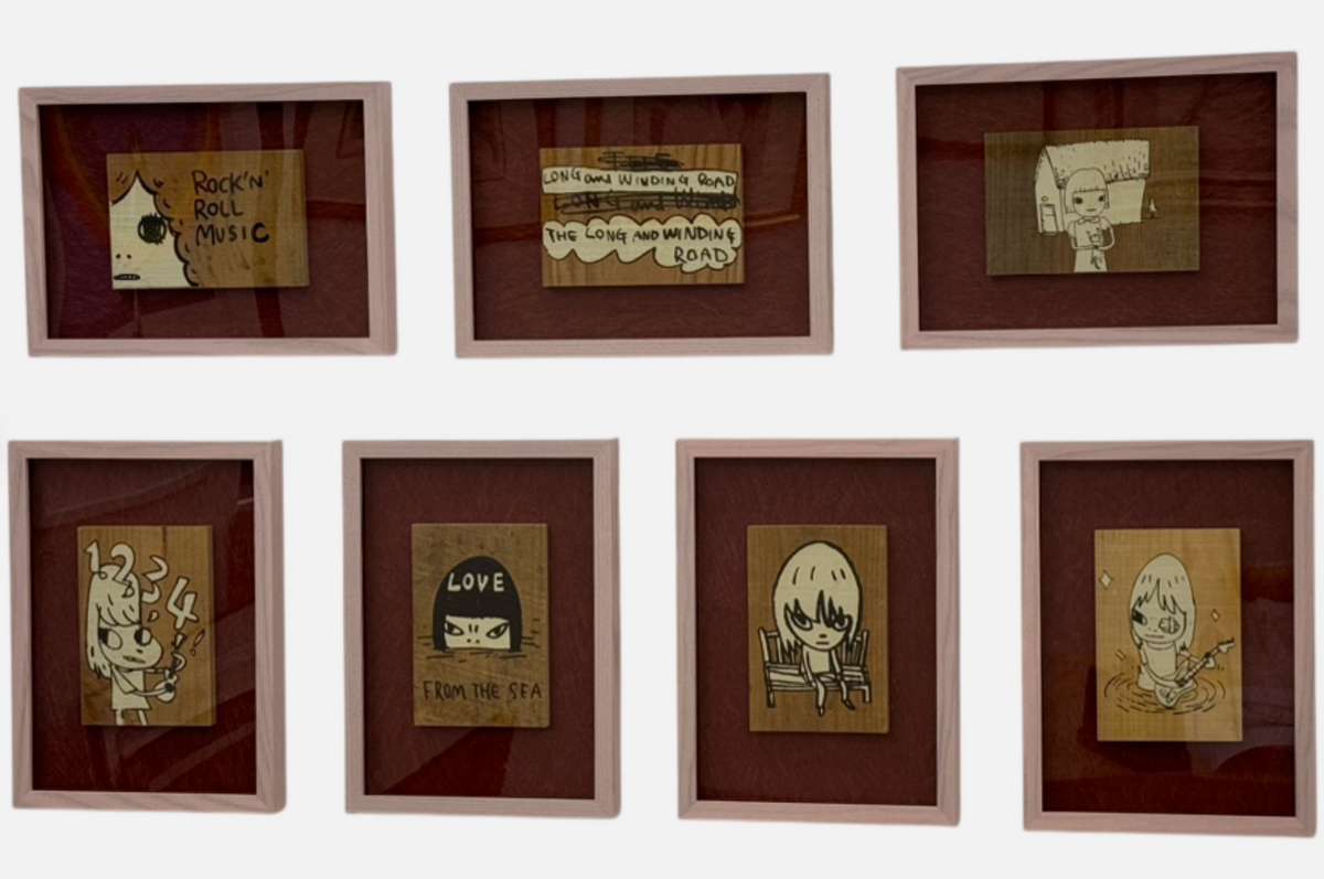 Yoshitomo Nara " Tribute To Bloodthirsty Butchers and 7 Other Pieces " Print, 2023