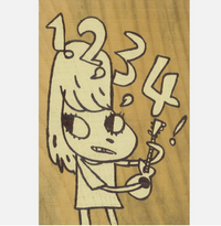 Yoshitomo Nara " Tribute To Bloodthirsty Butchers and 7 Other Pieces " Print, 2023