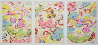 Ayako Rokkaku, Untitled 2 (Triptych Edition), 2020