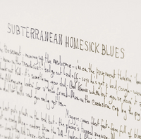 Bob Dylan, Mondo Scripto, Subterranean Homesick Blues, 2020