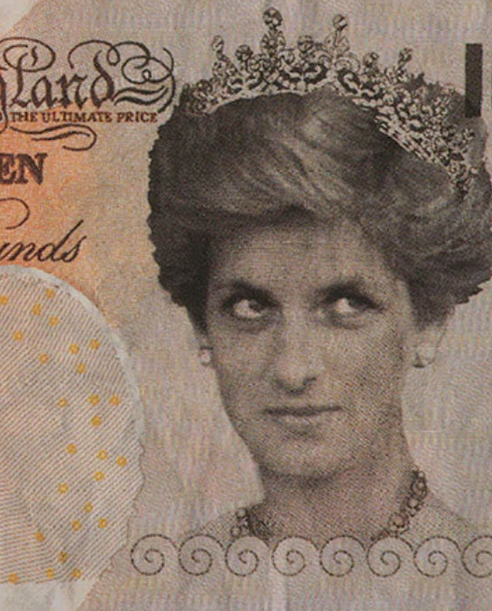 Banksy, Di-faced Tenner, 2004