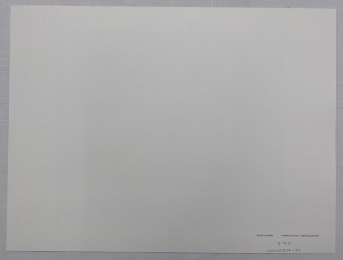 Josef Albers, Untitled, Formulation Articulation Ⅱ, 1972-Smolensky Gallery