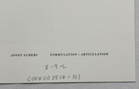 Josef Albers, Untitled, Formulation Articulation Ⅱ, 1972-Smolensky Gallery