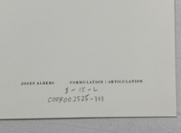 Josef Albers, Untitled, Formulation Articulation Ⅱ, 1972-Smolensky Gallery