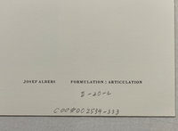 Josef Albers, Untitled, Formulation Articulation Ⅱ, 1972-Smolensky Gallery
