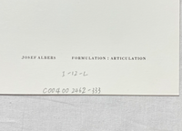 Josef Albers, Untitled, Formulation Articulation Ⅱ, 1972-Smolensky Gallery