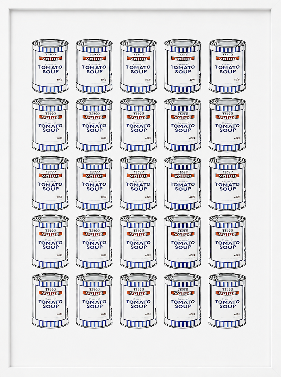 Banksy, Soup Cans, 2006