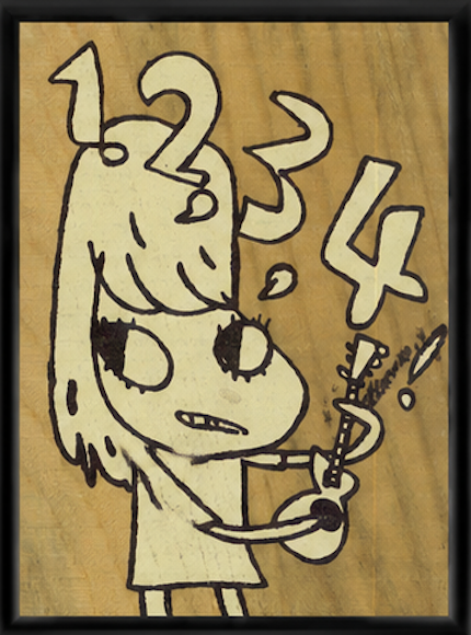 Yoshitomo Nara,"Tribute To Bloodthirsty Butchers’’, 1,2,3,4, (2023)