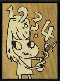 Yoshitomo Nara,"Tribute To Bloodthirsty Butchers’’, 1,2,3,4, (2023)