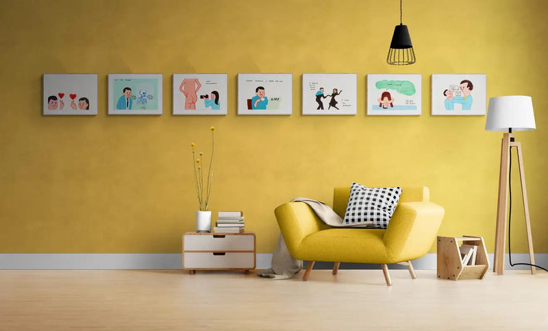 David Shrigley + Joan Cornellà Vote (Set of 8) - Smolensky Gallery