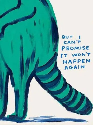 David Shrigley, I'm Sorry But I Can't Promise It Won't Happen Again, 2021