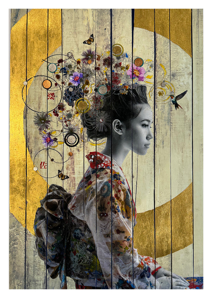 (The Trunk of Funk)Gareth Tristan Evans, Silver Rain limited edition art for sale from Smolensky Gallery
