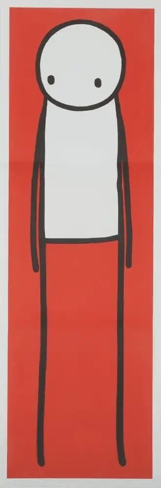 Stik, Big Issue Poster Print (Red), 2013