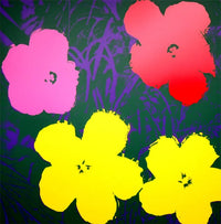 Pop art screenprint by Sunday B Morning (Andy Warhol) Sunday B. Morning (Andy Warhol), Flowers (Portfolio Of 10) – collectible contemporary artwork for sale from Smolensky Gallery