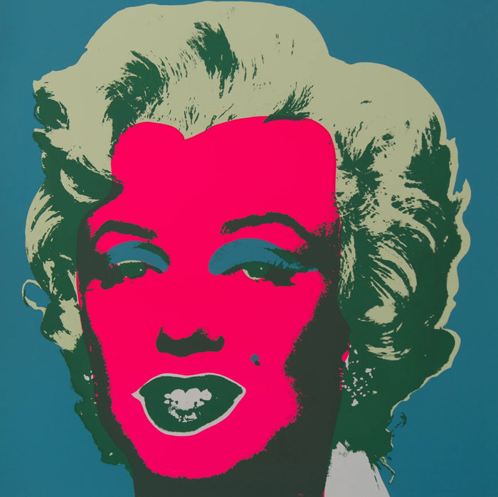 Pop art screenprint by Sunday B Morning (Andy Warhol) Sunday B. Morning (Andy Warhol), Marilyn 11:30 – collectible contemporary artwork for sale from Smolensky Gallery
