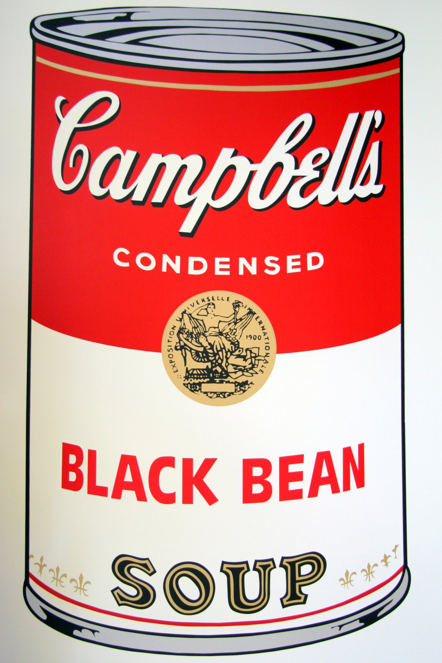 Sunday B. Morning (Andy Warhol), Soup Can Series 1 Black Bean Soup
