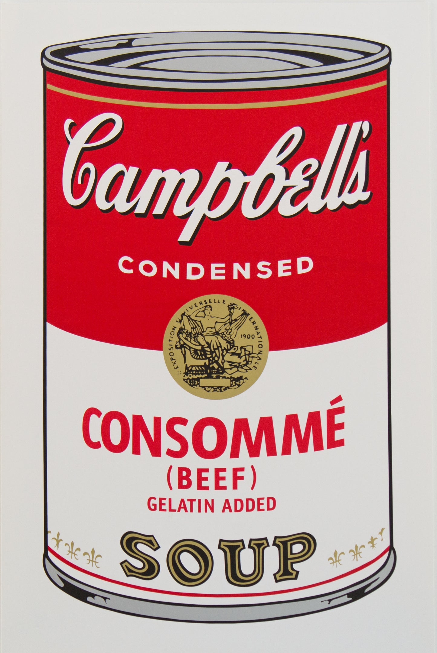 Sunday B. Morning (Andy Warhol), Campbells Consomme Soup