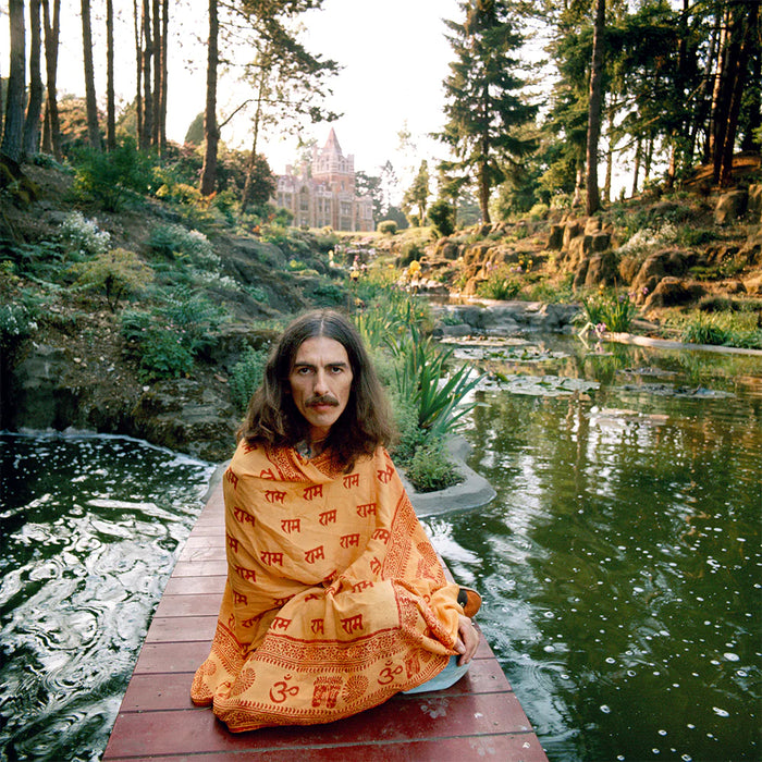 Terry O'Neill, George Harrison at his home in Friar Park, 1975 Limited edition fine art photograph by Terry O'Neill, featuring iconic portrait photography of celebrities and cultural figures. Available for sale at Smolensky Gallery