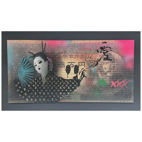 TBOY, LV Geisha Wall - blue edition, original artwork for sale from smolensky gallery